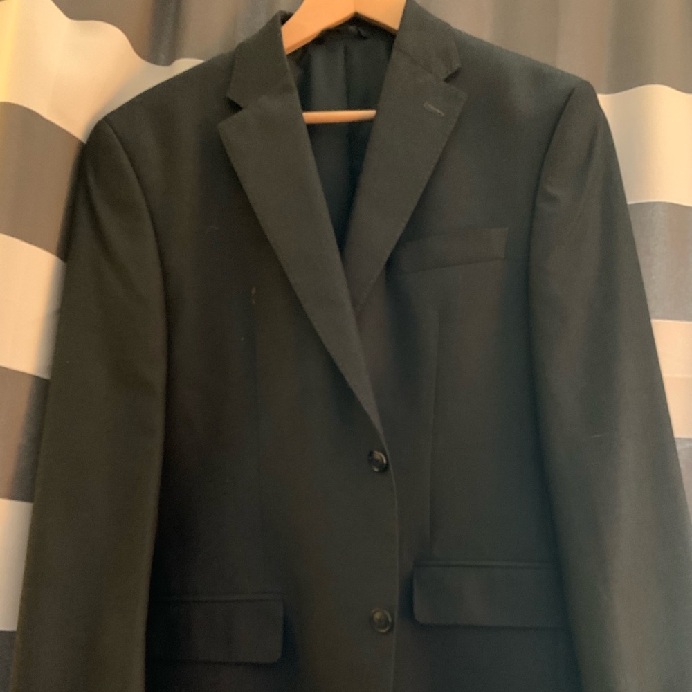 Charcoal suit jacket